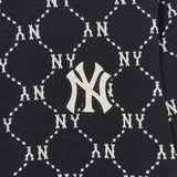  Áo Sweat MLB Jacquard Dia MonogramNew York Yankees Sweatshirts Màu Đen 3AMTM0141-50BKS 