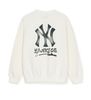Áo Sweat MLB Basic Back Big Logo Overfit Sweatshirts NEW YORK YANKEES 3AMTB0551-50CRS Màu Trắng