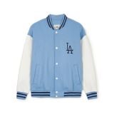  Áo Khoác Bomber MLB Public Wool Big Lux Varsity Jacket 3AJPV0541-07SBS Màu Xanh 
