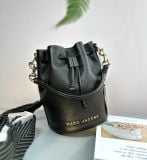  Túi Bucket Marc Jacobs Leather Bucket Bag in Black 