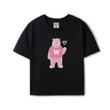  Áo Crop Top WHOAU Painting Steve Crop T-Shirt Powhrpe2596F Màu Trắng / Đen 