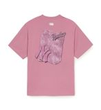  Áo Phông MLB Denimlike Monotive Over Fit T Shirts NEW YORK YANKEES 3ATSM1053-50PKP Màu Hồng 