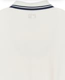  Áo Nỉ Sweat Polo MLB Sportive Varsity Over Fit Polo Sweatshirts NEW YORK YANKEES Màu Trắng 3AMTV0844-50CRS 