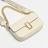  Túi Đeo Vai Marc Jacobs Shoulder Bag In White Leather Màu Trắng Kem 