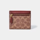  Ví Gập Coach Colorblock Coated Canvas Signature Wyn Small Wallet C2329 Màu Nâu Logo 