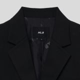  Áo Khoác Vest MLB Women's Basic Medium Logo Blazer Jacket NY Màu Đen Size M 3FJKB0231-50bks 