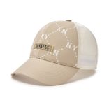 Mũ Lưỡi Trai MLB Dia MONOGRAM Sportive Mesh Cap NEW YORK YANKEES 3AMCM0153-50BGD Màu Trắng Kem 