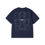  Áo Phông ADLV Bear Doll Line Archive Màu Xanh Navy 