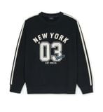  Áo Sweat MLB Sportive Varsity Over Fit Track Sweatshirts NEW YORK YANKEES 3AMTV1044-50BKS 