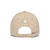 Mũ Lưỡi Trai MLB Basic Waffen Unstructured NY 3ACP7802N-50BGS Beige màu be 