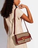  Túi xách Coach Studio Shoulder Bag In Signature Canvas Màu Nâu Logo C6639 