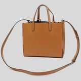  Túi Tote Marc Jacobs Mini Grind Signet Printed Leather Crossbody Tote  Màu Vàng Size 24 