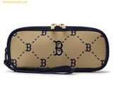  Balo MLB Jacquard Monogram 3PCS Bookshelf Set Gồm Balo + Tote 7ABKMD35-43NYS - Nâu 
