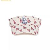  Mũ Đội Nữa Đầu MLB unisex Classic Monogram 3ASCM0133-07CRS Màu Trắng Logo LA 
