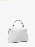  Túi Đeo Chéo Michael Kors MK Ava Extra-Small Saffiano Leather Crossbody Màu Trắng 