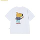 Áo Phông ADLV Chill Guy Dounut Short Sleeve T-Shirt Màu Trắng 
