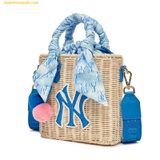  Túi Đeo Chéo MLB Basic Logo Bag New York Yankees 7ACRM0533 