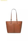  Túi Tote Michael Kors MK Jet Set Medium Tote Bag Màu Nâu 