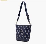  Túi đeo chéo MLB Monogram Jacquard Bucket Bag LA Dodgers 3ABML023N-07NYD Màu Xanh Navy 