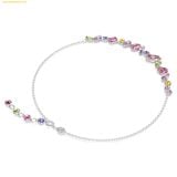  Dây cổ, dây chuyền Swarovski Gema necklace Mixed cuts, Multicolored, Rhodium plated 