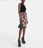  Túi Xách Vivienne Westwood Granny Frame leather tote bag Màu Đen 