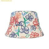  Mũ Bucket MLB Floral Cotton Bucket Hat New York Yankees 3AHT0891N-50CRS 