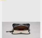  Túi Đeo Vai Coach Wavy Crinkled Patent Coachtopia Black 