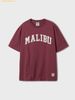 Áo Phông WHOAU California Patch T-shirt WHRAF2422U Màu Đỏ Nâu