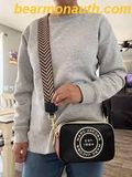  Túi Đeo Chéo Marc Jacobs Zip Clutch Bags & Handbags for Women - Đen Nâu 