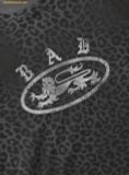  Áo Bad Blood Crack Print T-Shirt - Black Leopard w-tee25-045 