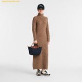  Túi Xách LongChamp Le Pliage Original Size S Handbag Black - Recycled Canvas 