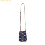  Túi Đeo Chéo MLB Dia Monogram Jacquard Mini Bucket Bag New York Yankees Navy 3ABMS022N-50NYL 