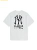 Áo Phông MLB Basic Street Logo Overfit Short Sleeve T-Shirt New York Yankees 3ATSB5153-50WHS Trắng