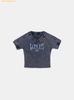 Áo Bad Blood Rusty Denim V-Neck T-Shirt Blue w-tee25-010