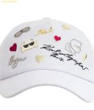  Mũ Lưỡi Trai Karl Lagerkarl Cate Pins Baseball Cap Màu Trắng 
