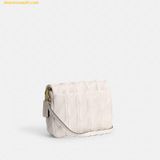  Túi Đeo Vai Coach Times Squareo Tabby Shoulder Bag With Quilting Màu Trắng Size 20 CW629B4 