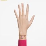  Vòng, lắc tay SWAROVSKI Teddy bracelet Bear, Pink, Rose gold-tone plated 