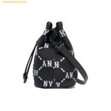  Túi Đeo Chéo MLB Dia Monogram Jacquard Mini Bucket Bag New York Yankees Black 3ABMS022N-50BKS 
