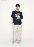  Áo Phông ADLV Crayon Shinchan Action Kamen Shinchan Short Sleeve T-Shirt Màu Navy 
