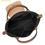  Túi Xách LongChamp Le Pliage Original Size S Handbag Black - Recycled Canvas 