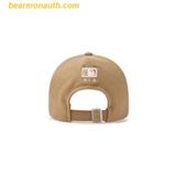  Mũ Lưỡi Trai MLB Basic Wool Structure Ball Cap BOS LCamel Nâu 3ACPWC246 