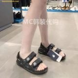  Giày Sandal MLB Chunky New York Yankees 3ASDCSD33-50BKS Màu Đen 