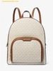 Balo MICHAEL KORS Jaycee Large Backpack Vanilla Trắng Logo