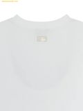  Áo Phông MLB Summer Letter Graphic Overfit Short Sleeve T-Shirt New York Yankees 3ATSX0553-50WHS Trắng 