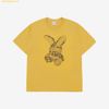 Áo Phông ADLV Lettering Rabbit Short Sleeve T-Shirt Mustard