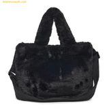  Túi Tote MLB Wms Basic Fur Fleece Tote Bag New Yankees York Yankees 3AORS0526-50BKS Màu Đen 