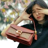  Túi Đeo Vai Coach Tabby Shoulder Bag 26 In Signature Canvas, CI032, Màu sắc: Nâu 
