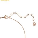  Dây cổ, dây chuyền SWAROVSKI Dancing Swan Necklace Swan, Red, Rose Gold-Tone Plated 