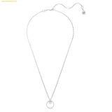  Dây Đeo Cổ, Dây Chuyền Swarovski Constella pendant Pavé, Round cut, White, Rhodium plated 5692261 - Bạc 