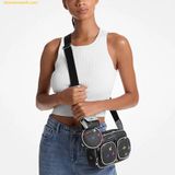  Túi Đeo Chéo Michael Kors MK Jet Set Large Printed Signature Logo Crossbody Bag 